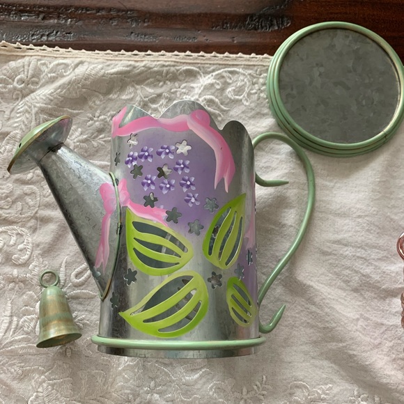 Party Lite Likac Watering Can Candle Holder. - Picture 2 of 5